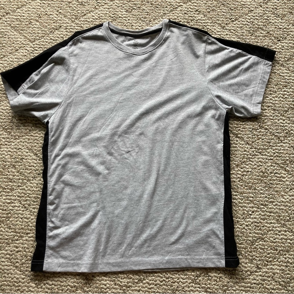 5/$15 Open Trails Gray with Black Accents SS Tee XL